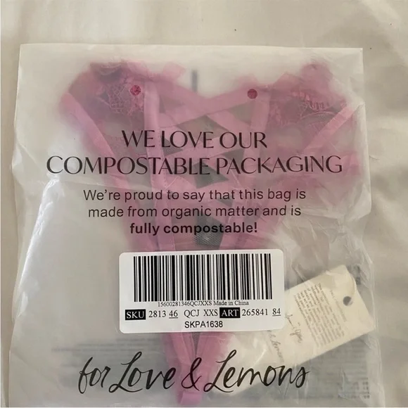 NWT For Love and Lemons thong panty - Picture 6 of 6
